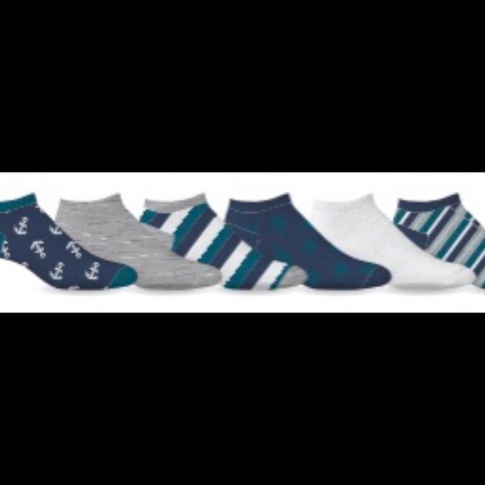 🌟NWT Mens 6PK No Show Ankle Socks